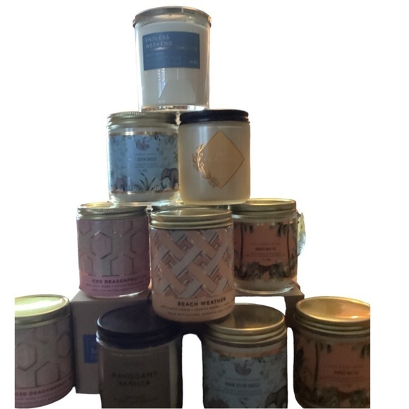 🆕THREE BATH & BODY WORKS Retired New Scents Single Wick Mason Candle YOU PICK🆕 - Picture 5 of 5